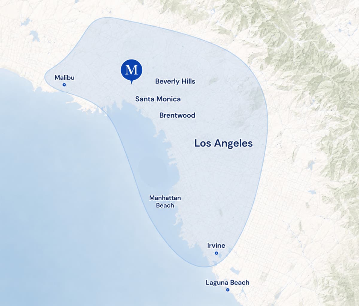 SOUTHERN CALIFORNIA map