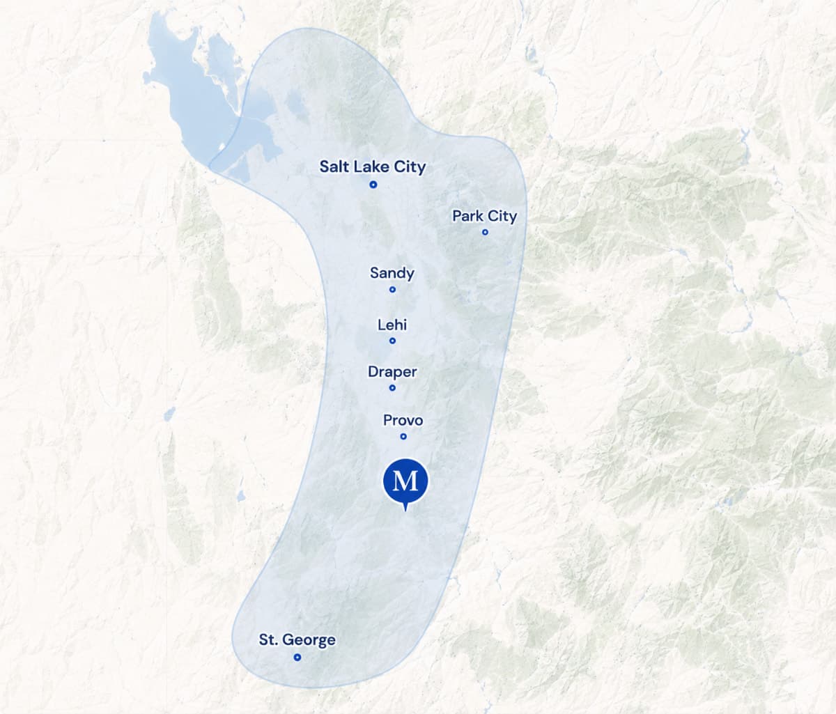 UTAH map